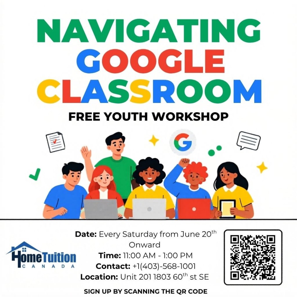 Navigating Google Classroom flyer